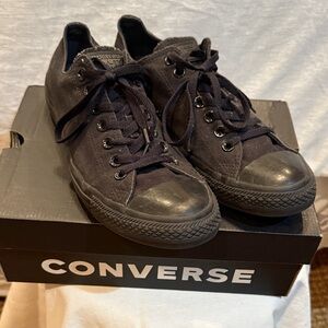 Converse Charcoal Canvas Sneakers